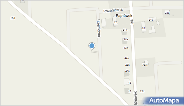 Pątnówek, Pszeniczna, 3a, mapa Pątnówek