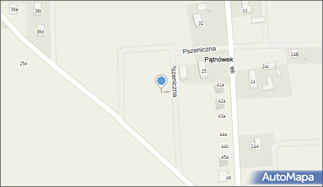 Pątnówek, Pszeniczna, 7a, mapa Pątnówek