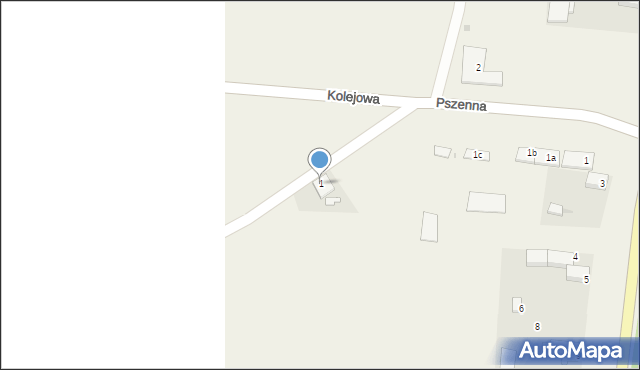 Pilszcz, Pszenna, 1, mapa Pilszcz