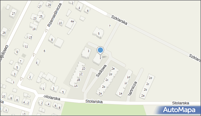 Przebędowo, Pszczelna, 1, mapa Przebędowo