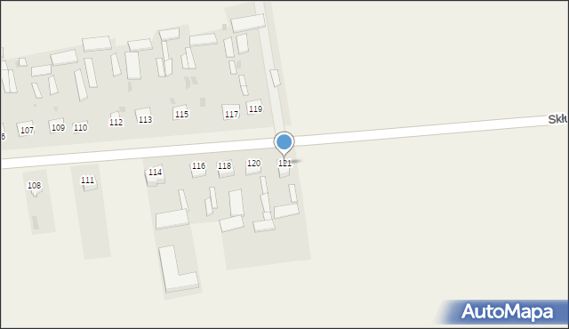 Psary, Psary, 121, mapa Psary