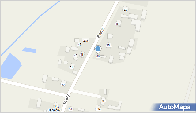 Psary, Psary, 46, mapa Psary