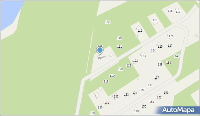 Psary, Psary, 109, mapa Psary