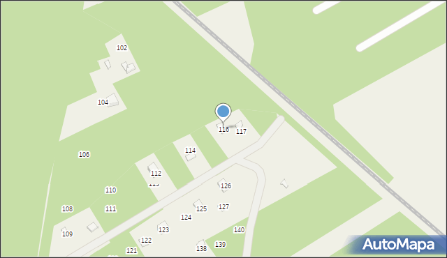 Psary, Psary, 116, mapa Psary