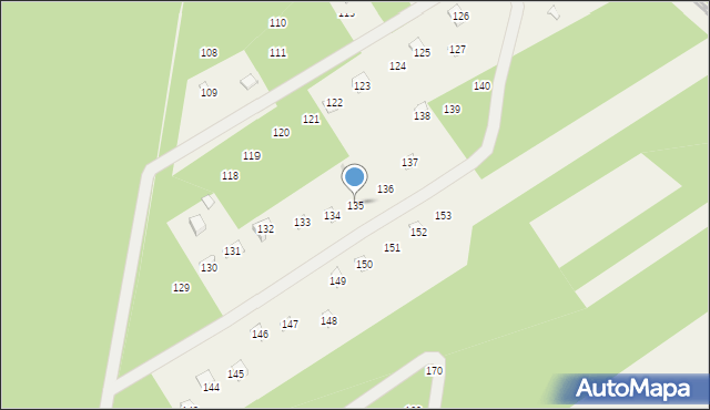 Psary, Psary, 135, mapa Psary