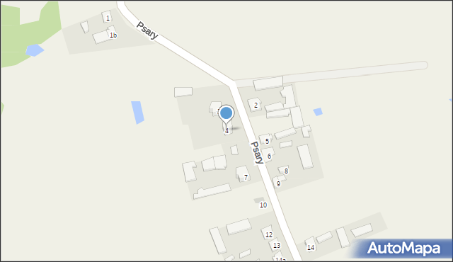 Psary, Psary, 4, mapa Psary