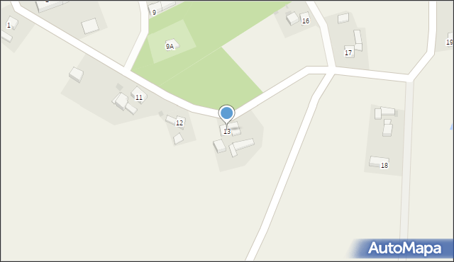 Psary, Psary, 13, mapa Psary