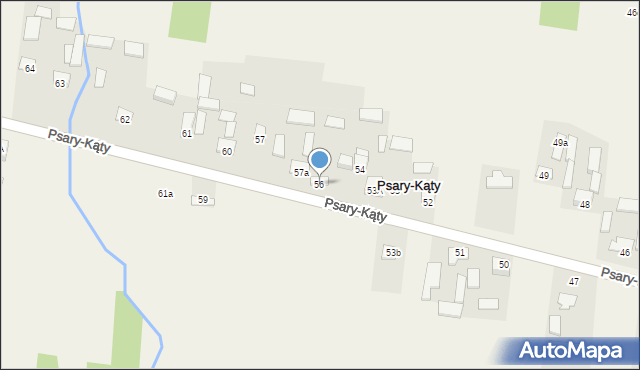 Psary-Kąty, Psary-Kąty, 56, mapa Psary-Kąty