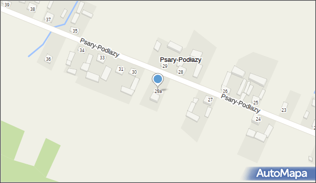 Psary-Podłazy, Psary-Podłazy, 29a, mapa Psary-Podłazy