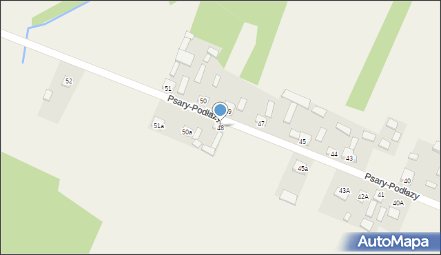 Psary-Podłazy, Psary-Podłazy, 48, mapa Psary-Podłazy