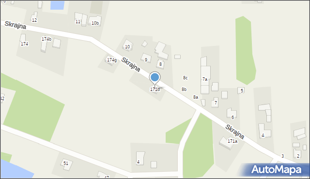 Psary Polskie, Psary Polskie, 171d, mapa Psary Polskie