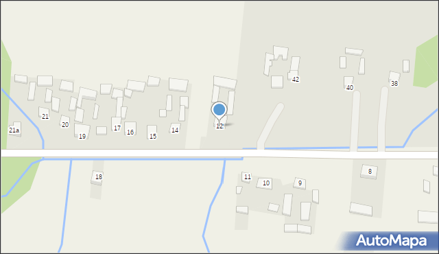 Psary-Stara Wieś, Psary-Stara Wieś, 12, mapa Psary-Stara Wieś