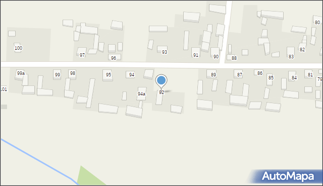 Psary-Stara Wieś, Psary-Stara Wieś, 92, mapa Psary-Stara Wieś