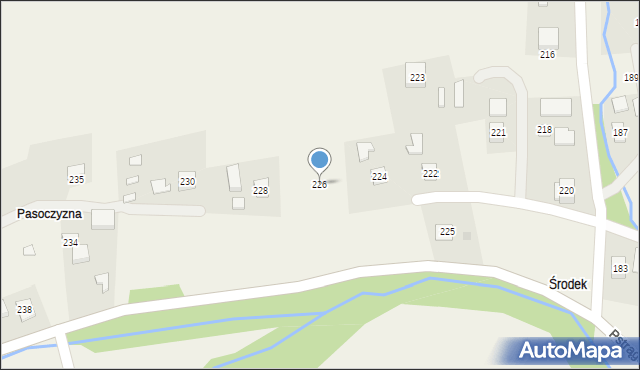 Pstrągowa, Pstrągowa, 226, mapa Pstrągowa