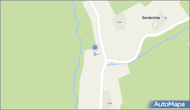 Pstrągówka, Pstrągówka, 83, mapa Pstrągówka