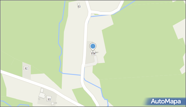 Pstrągówka, Pstrągówka, 93a, mapa Pstrągówka