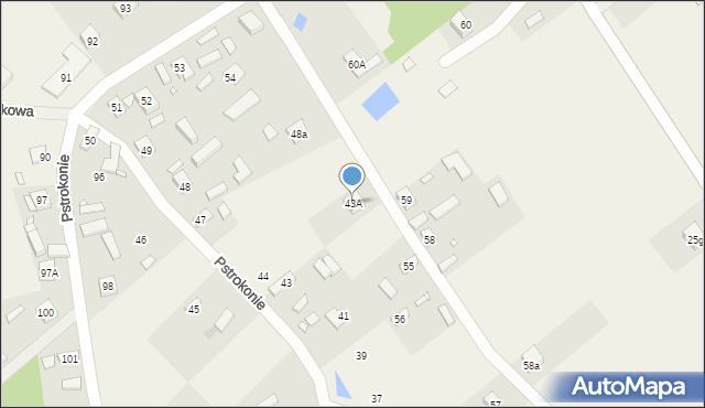 Pstrokonie, Pstrokonie, 43A, mapa Pstrokonie
