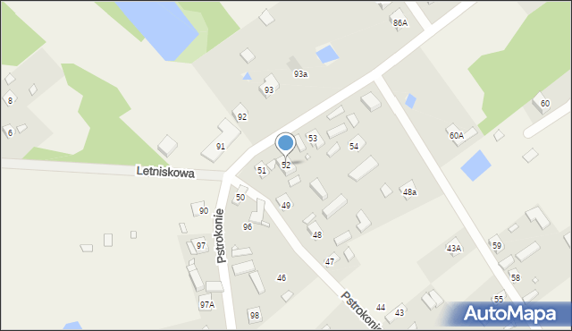Pstrokonie, Pstrokonie, 52, mapa Pstrokonie