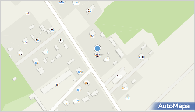 Pstrokonie, Pstrokonie, 61A, mapa Pstrokonie