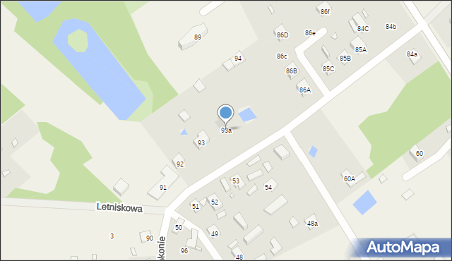 Pstrokonie, Pstrokonie, 93a, mapa Pstrokonie