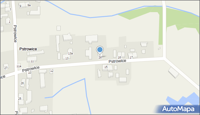 Pstrowice, Pstrowice, 14, mapa Pstrowice