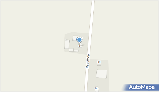 Pstrowice, Pstrowice, 8, mapa Pstrowice
