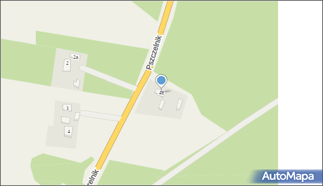 Pszczelnik, Pszczelnik, 48, mapa Pszczelnik