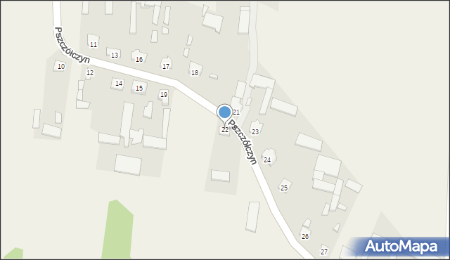 Pszczółczyn, Pszczółczyn, 22, mapa Pszczółczyn