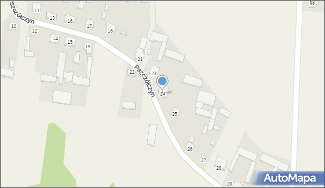 Pszczółczyn, Pszczółczyn, 24, mapa Pszczółczyn