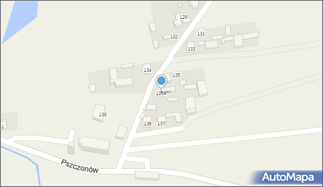 Pszczonów, Pszczonów, 135A, mapa Pszczonów