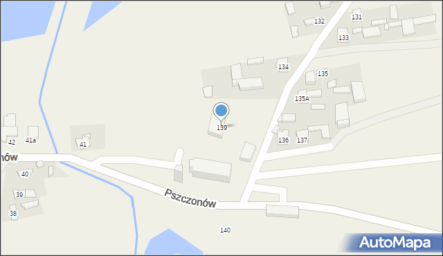 Pszczonów, Pszczonów, 139, mapa Pszczonów