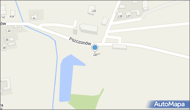 Pszczonów, Pszczonów, 140, mapa Pszczonów