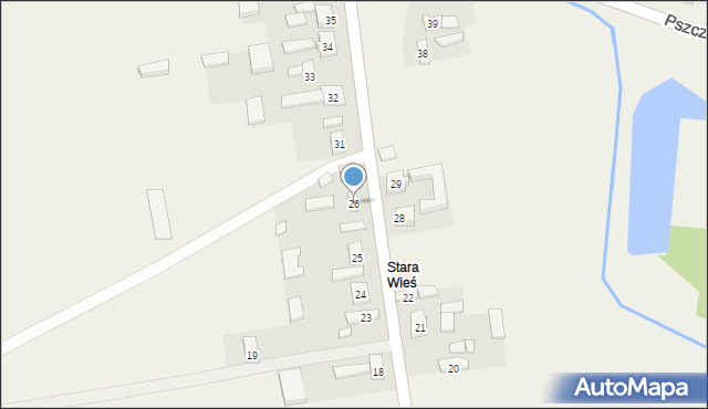 Pszczonów, Pszczonów, 26, mapa Pszczonów