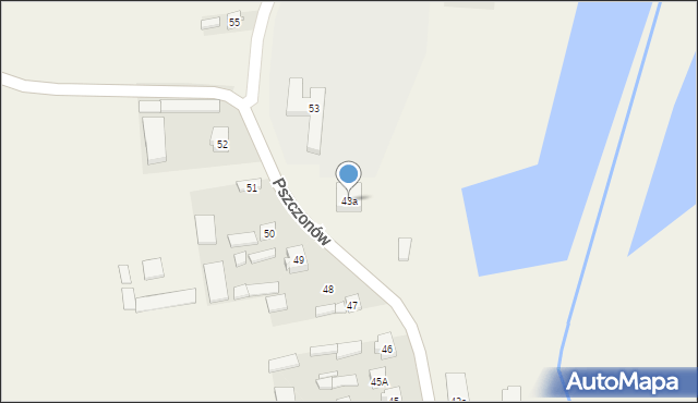 Pszczonów, Pszczonów, 43a, mapa Pszczonów