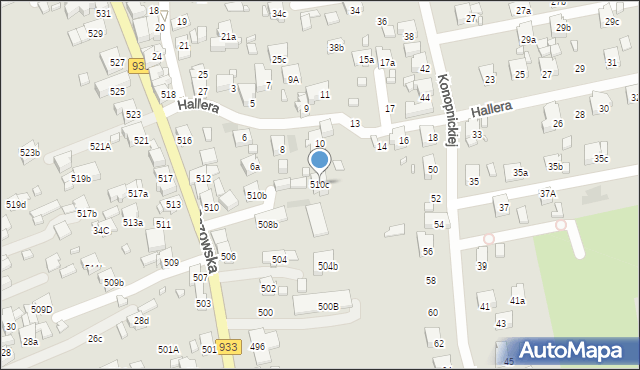 Pszów, Pszowska, 510c, mapa Pszów