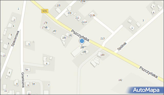 Radostowice, Pszczyńska, 186, mapa Radostowice