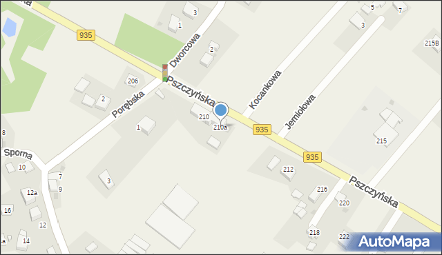 Radostowice, Pszczyńska, 210a, mapa Radostowice