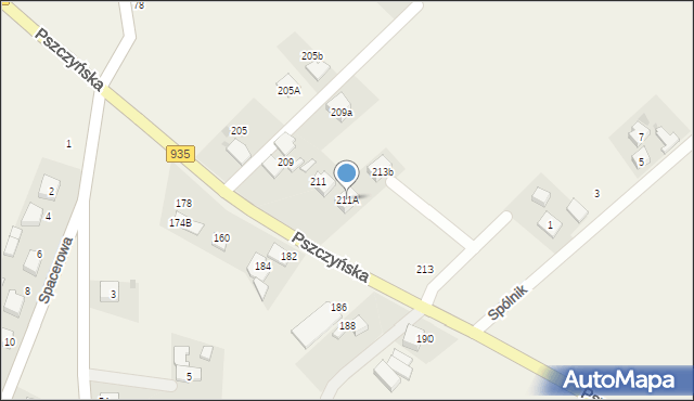 Radostowice, Pszczyńska, 211A, mapa Radostowice
