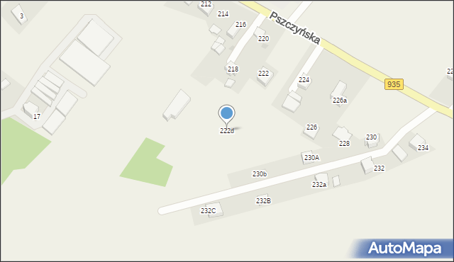 Radostowice, Pszczyńska, 222d, mapa Radostowice