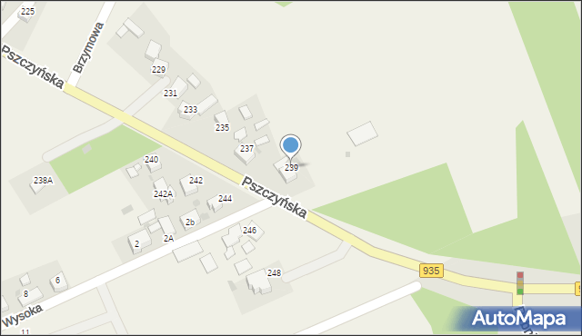 Radostowice, Pszczyńska, 239, mapa Radostowice