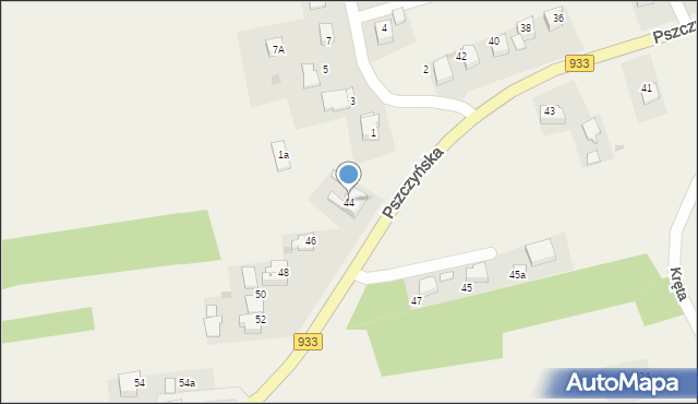 Rajsko, Pszczyńska, 44, mapa Rajsko