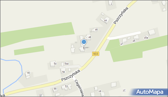 Rajsko, Pszczyńska, 52, mapa Rajsko