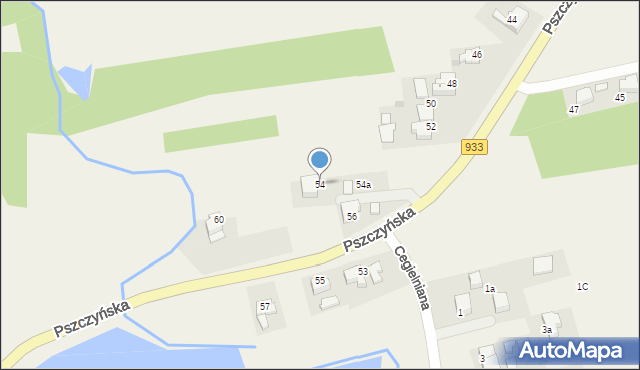 Rajsko, Pszczyńska, 54, mapa Rajsko