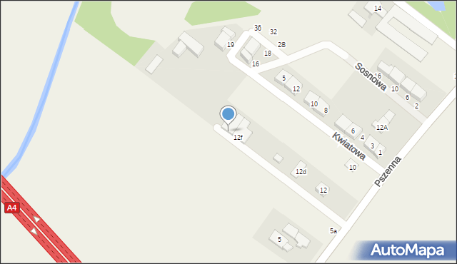 Ślęza, Pszenna, 12g, mapa Ślęza
