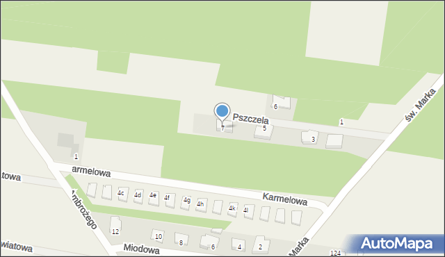 Sowlany, Pszczela, 7, mapa Sowlany