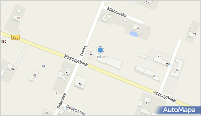 Suszec, Pszczyńska, 63, mapa Suszec