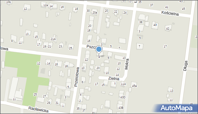 Tłuszcz, Pszczela, 4, mapa Tłuszcz