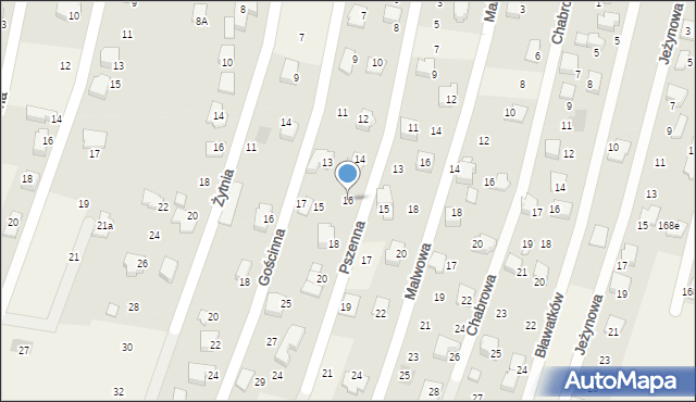 Wilkowice, Pszenna, 16, mapa Wilkowice