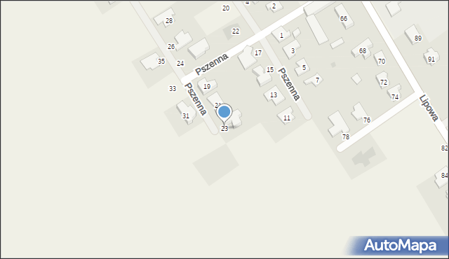 Wilkowice, Pszenna, 23, mapa Wilkowice