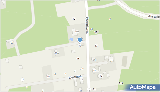 Wódka, Pszeniczna, 70, mapa Wódka